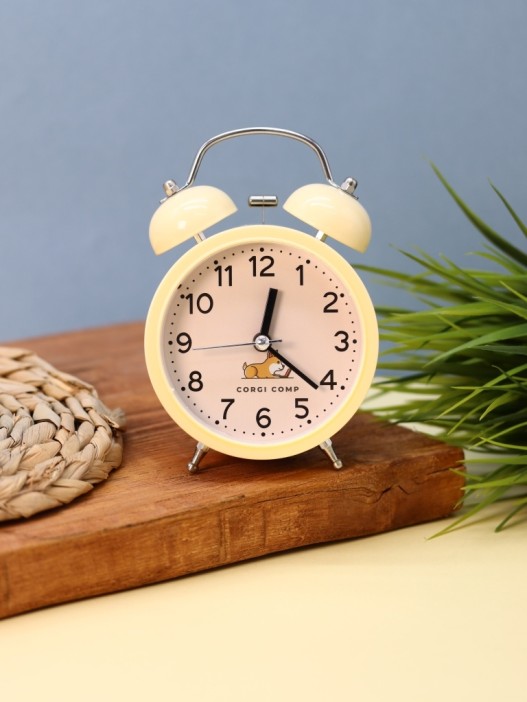 Часы-будильник &quot;Corgi&quot;, yellow (13,5х10 см) 