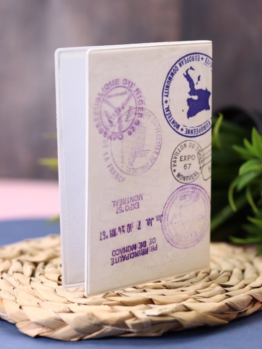 ОБЛОЖКА ДЛЯ ПАСПОРТА STAMPS, плотность 600 мкм 