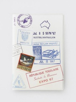 ОБЛОЖКА ДЛЯ ПАСПОРТА STAMPS, плотность 600 мкм