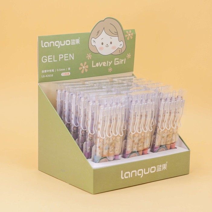 Набор ручек "Lovely girl", 4 шт, mix 