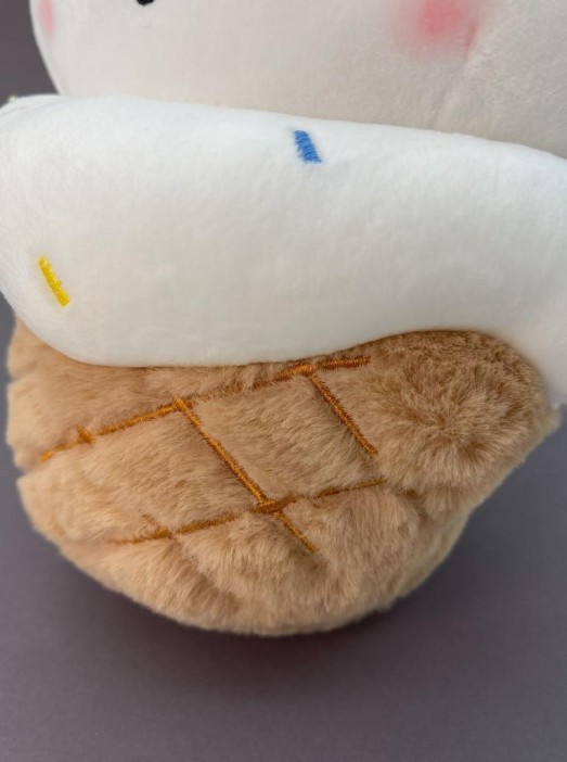 Мягкая игрушка &quot;Panda ice cream&quot;, closed mouth, 20 см 