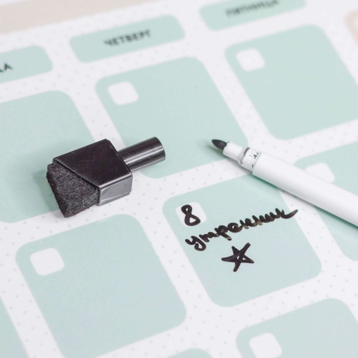 Магнитный планер "Classic", green 