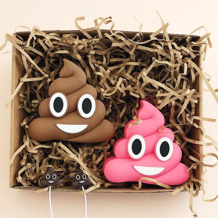 Портативное зарядное устройство Power Bank "Emoji" brown 3000 mAh 