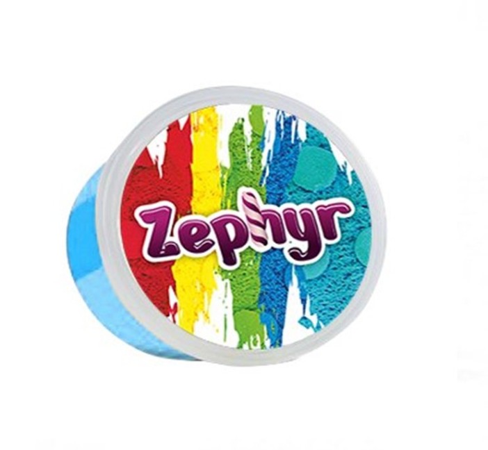 Кинетический пластилин &quot;Zephyr&quot;- голубой 150г 