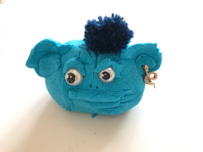 Кинетический пластилин &quot;Zephyr&quot;- голубой 150г 