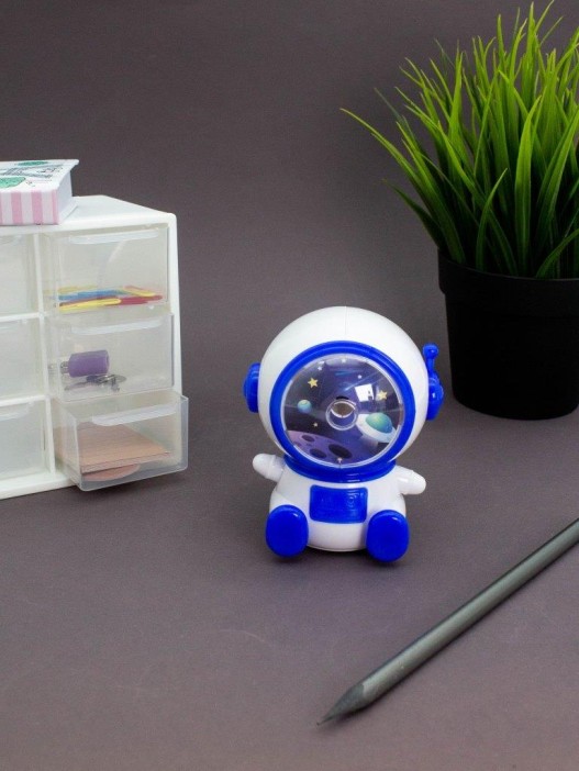 Точилка для карандашей механическая &quot;Cosmo friends&quot;, white-blue 