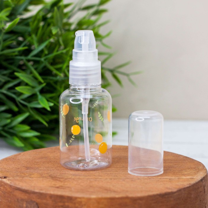 Дорожная бутылочка "Small flowers", white (50 ml) 