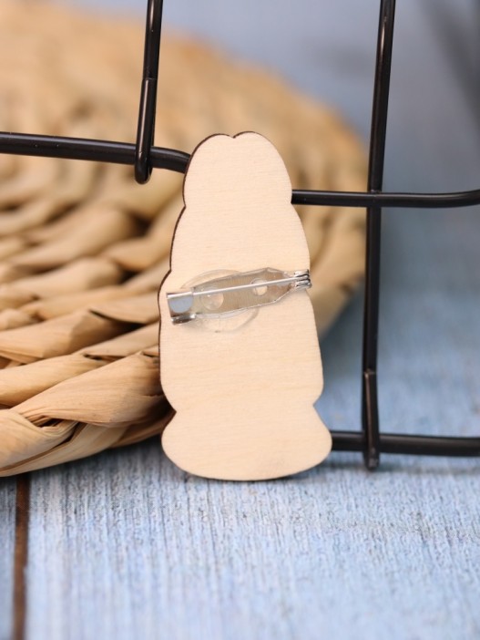 Значок ECO из дерева Аниме "Love bunny girl" 