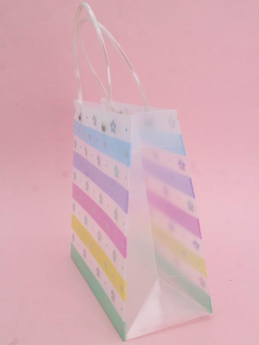 Пакет подарочный прозрачный «Transparent hose», flowers (22*21,5*10) 