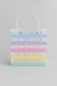 Пакет подарочный прозрачный «Transparent hose», flowers (22*21,5*10)