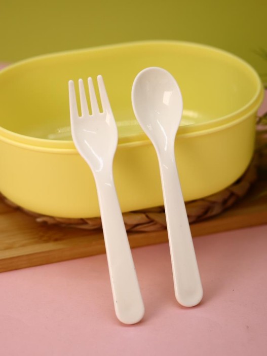 Ланчбокс &quot;Cute bunny&quot;, yellow, 2000 ml 