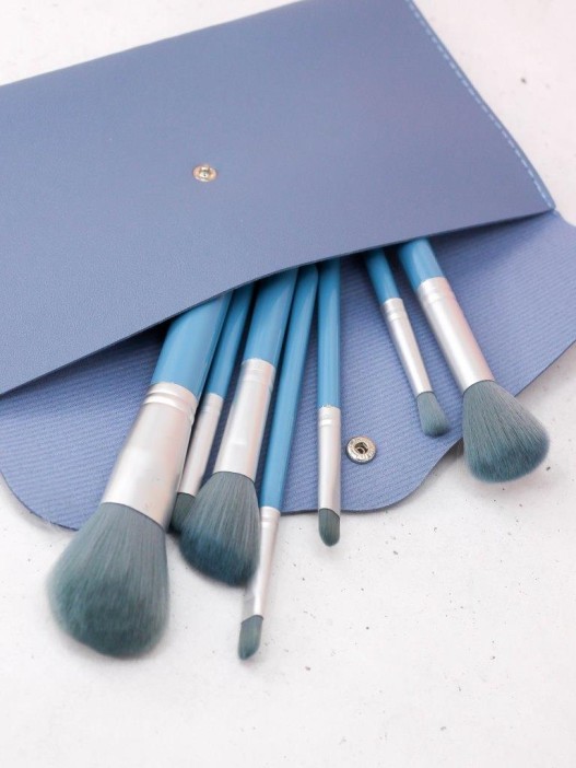 Набор кистей для макияжа &quot;Harmonious&quot;, 7 кистей, blue 