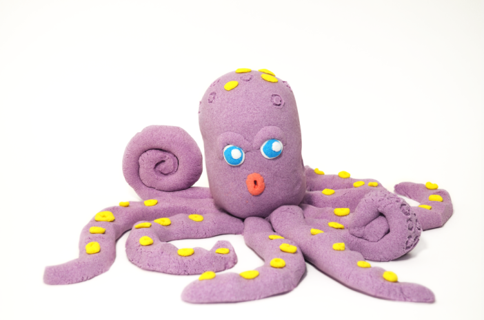 Кинетический пластилин &quot;Zephyr&quot;-фиолетовый 300г 