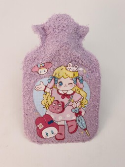 Грелка "Bunny girl", purple 300 мл (19*11 см)