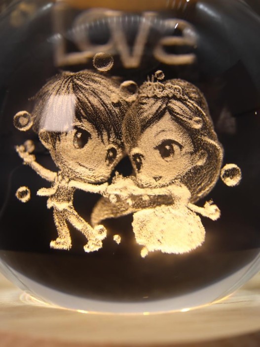 Ночник 3D iLikeGift «Love» (6 см) 