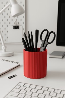 Подставка для канцелярских принадлежностей «Harmony», red