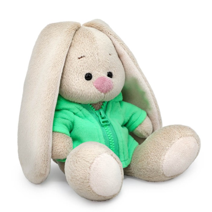 Мягкая игрушка &quot;Зайка Ми в толстовке &quot;Дракончик&quot; (малыш)&quot; (15 см) 