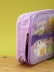 Сумка на чемодан сверху &quot;Anime girl yellow bow&quot;, purple (29*22*8) 