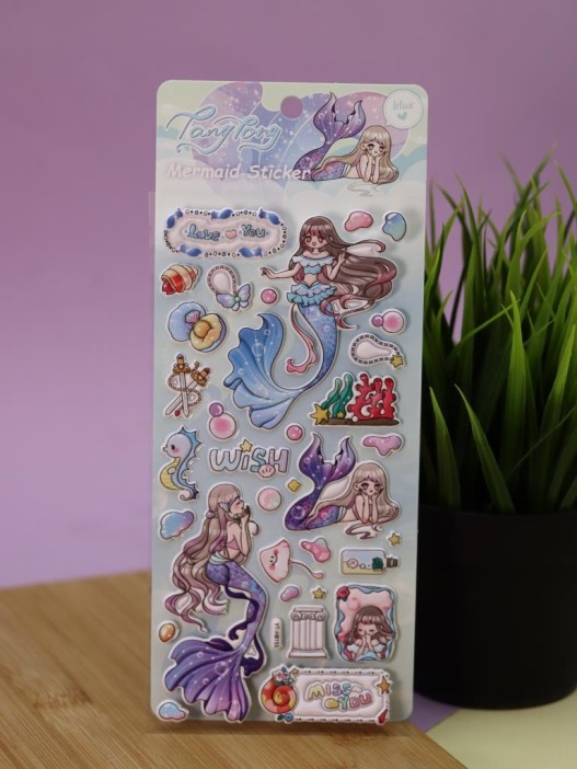 Наклейки объемные &quot;Graceful mermaid&quot; (9*22,5 см) 