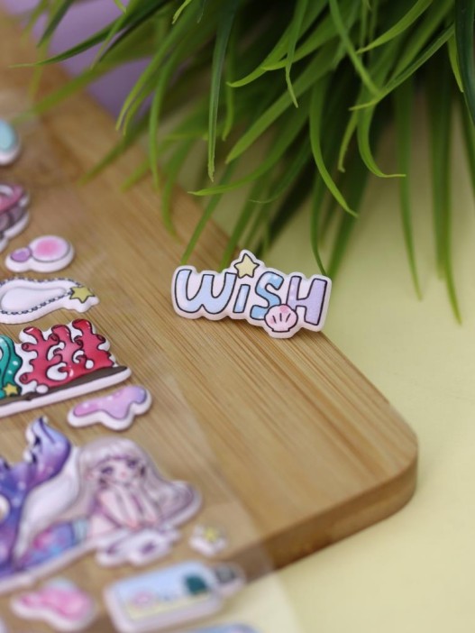 Наклейки объемные &quot;Graceful mermaid&quot; (9*22,5 см) 