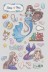 Наклейки объемные &quot;Graceful mermaid&quot; (9*22,5 см) 