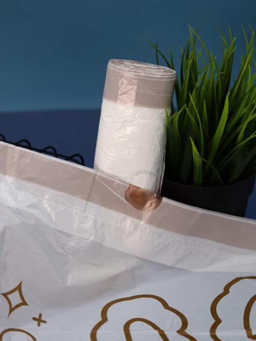 Декоративные пакеты на завязках &quot;Cream bunny&quot;, 30 шт/рулон  (45*50 см) 