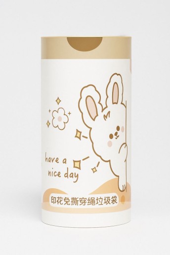 Декоративные пакеты на завязках "Cream bunny", 30 шт/рулон (45*50 см)