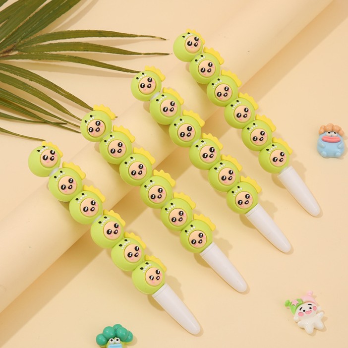 Ручка гелевая  &quot;Shark head&quot;, yellow, шоу-бокс 36 шт. 