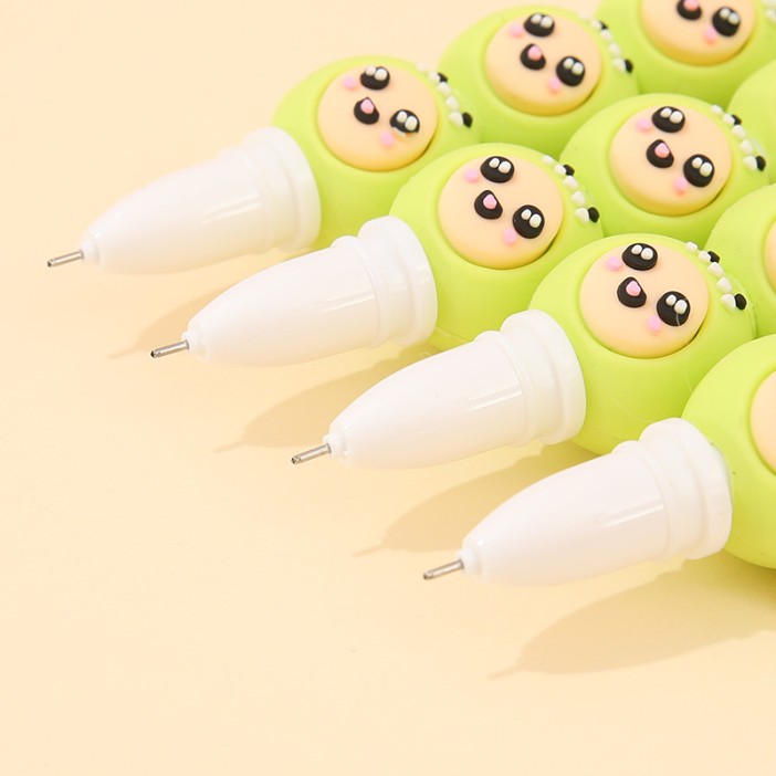 Ручка гелевая  &quot;Shark head&quot;, yellow, шоу-бокс 36 шт. 