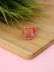Кольцо акриловое GIRLY &quot;Red heart&quot;, red (d=1,7 см) 