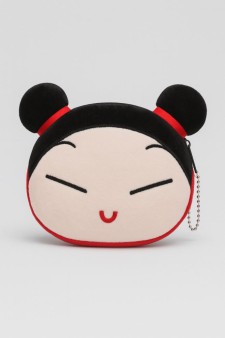 Кошелёк плюшевый "Anime", pink (8*8,5 см)