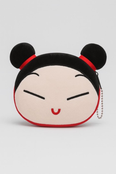 Кошелёк плюшевый "Anime", pink (8*8,5 см) 