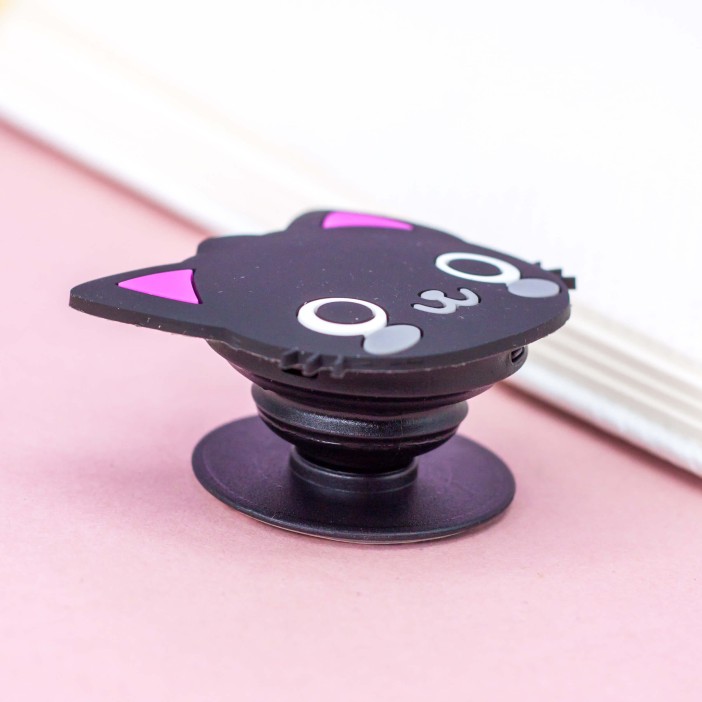 Попсокет "Cat", black 