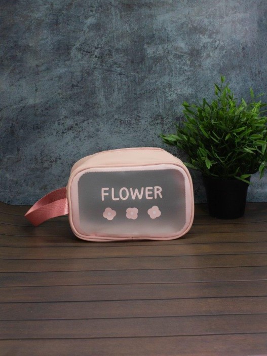 Косметичка &quot;Daisy&quot;, pink (14х20х9,5 см) 