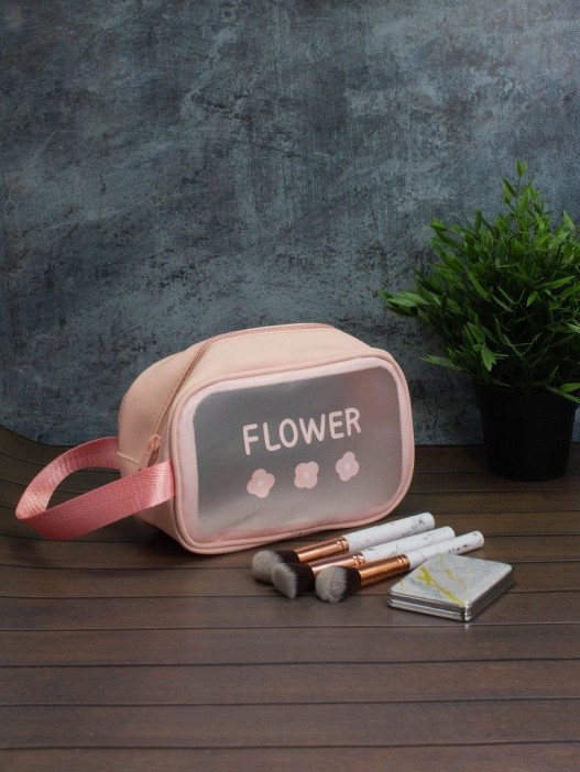 Косметичка &quot;Daisy&quot;, pink (14х20х9,5 см) 