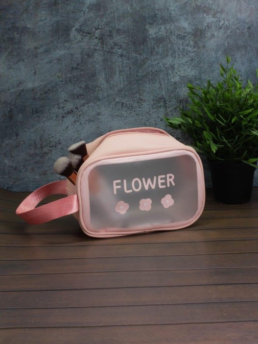 Косметичка &quot;Daisy&quot;, pink (14х20х9,5 см) 