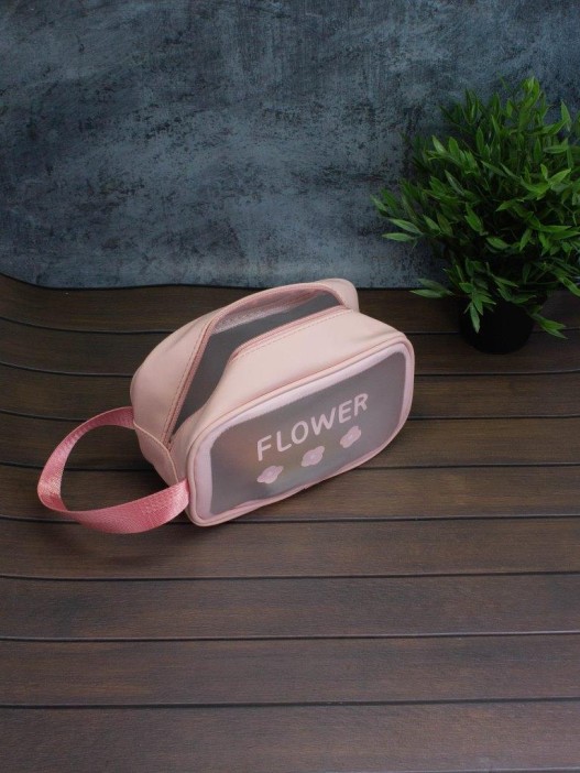 Косметичка &quot;Daisy&quot;, pink (14х20х9,5 см) 