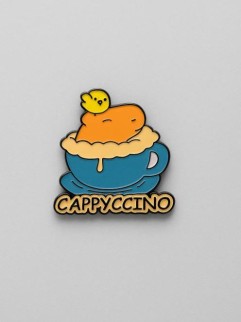 Значок металлический iLikeGift &quot;Cappyccino&quot;