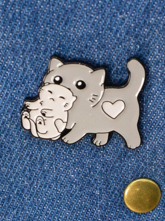 Значок металлический iLikeGift &quot;Kitty&quot; 