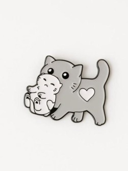 Значок металлический iLikeGift "Kitty"