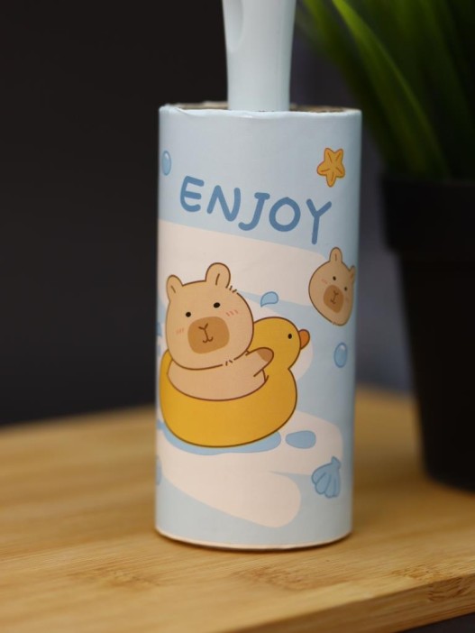 Ролик для чистки одежды &quot;Capybara is enjoying&quot;, 10 см*60 листов 