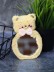 Плюшевое зеркало GIRLY &quot;Bow and bear&quot;, brown (8*13 см) 