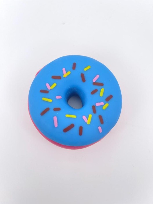 Мялка - антистресс «Пончик», синяя 
