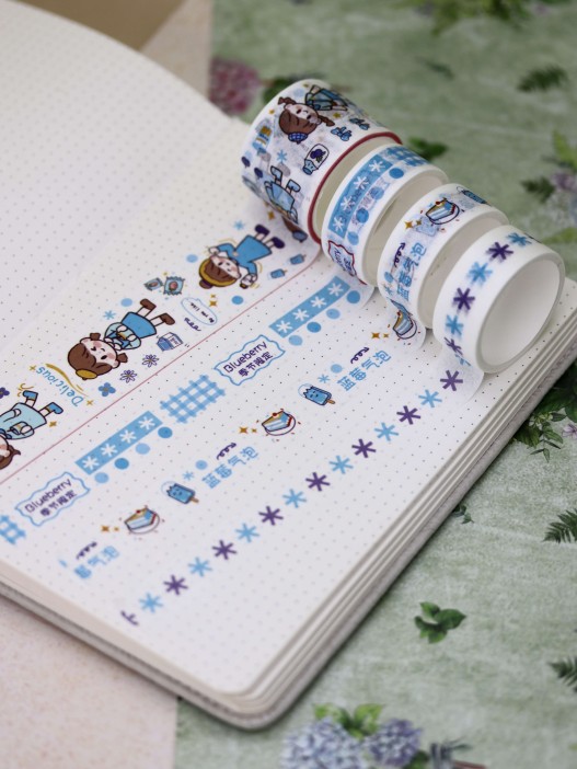 Набор декоративного скотча «Fruit friend», blue 
