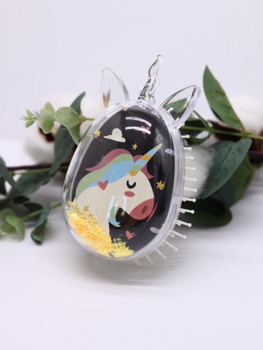Расческа «Unicorn sleep», black 