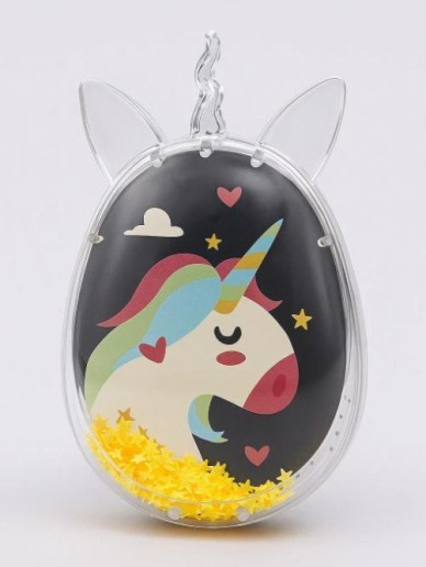 Расческа «Unicorn sleep», black