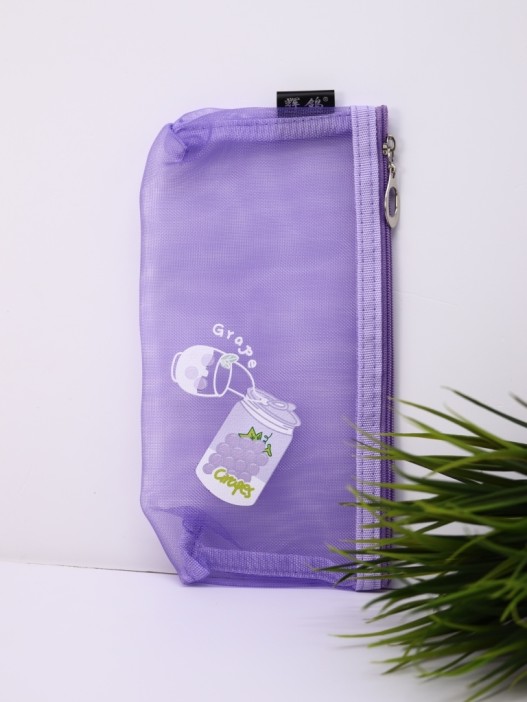 Пенал &quot;Grape soda&quot;, purple (21*11 см) 