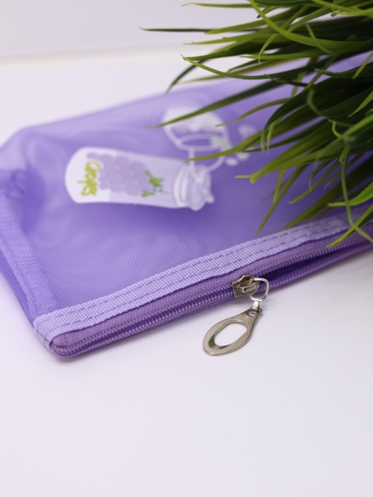 Пенал &quot;Grape soda&quot;, purple (21*11 см) 