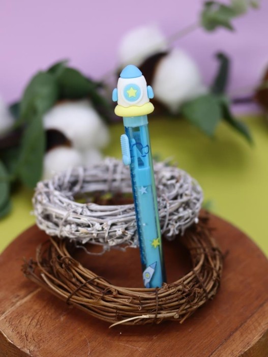 Выдвижной ластик "Rocket", blue