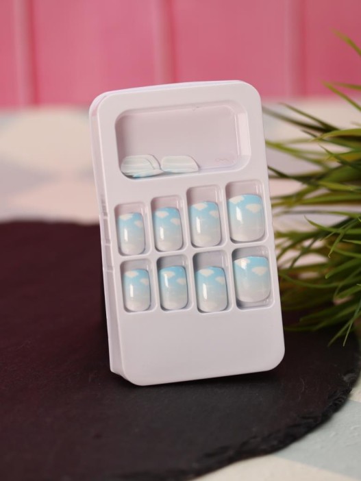 Накладные ногти GIRLY «Sea ​​wave», 12 шт., с клеевыми пластинами 